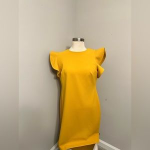 Women’s Calvin Klein Yellow Dress Size 10